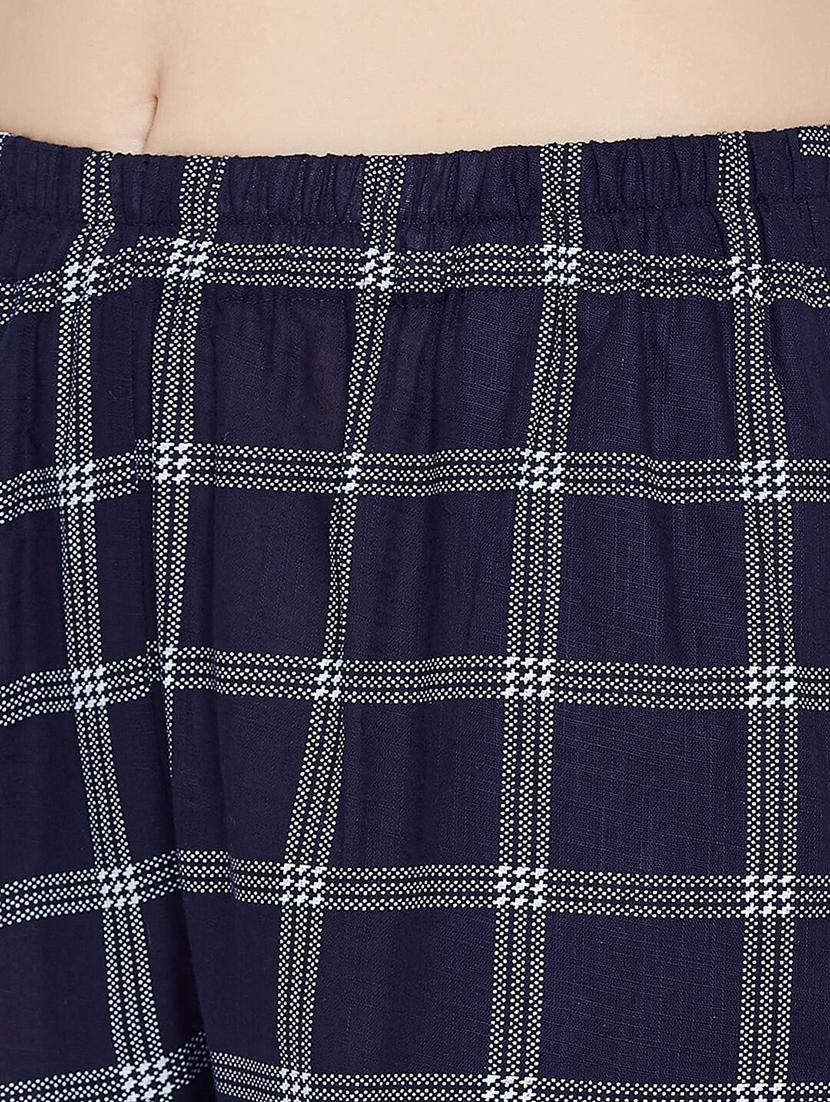 checkered nightwear pajama set - 17773269 - Standard Image - 4