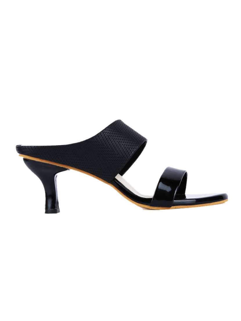 black patent leather one toe sandals - 17774464 -  Standard Image - 1
