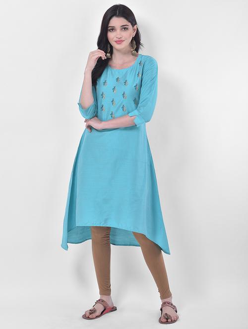 women's asymmetric kurta - 17774646 - Standard Image - 0
