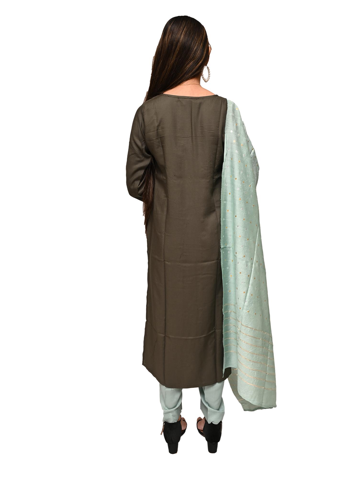 kurta pant dupatta set  - 17775101 -  Standard Image - 1