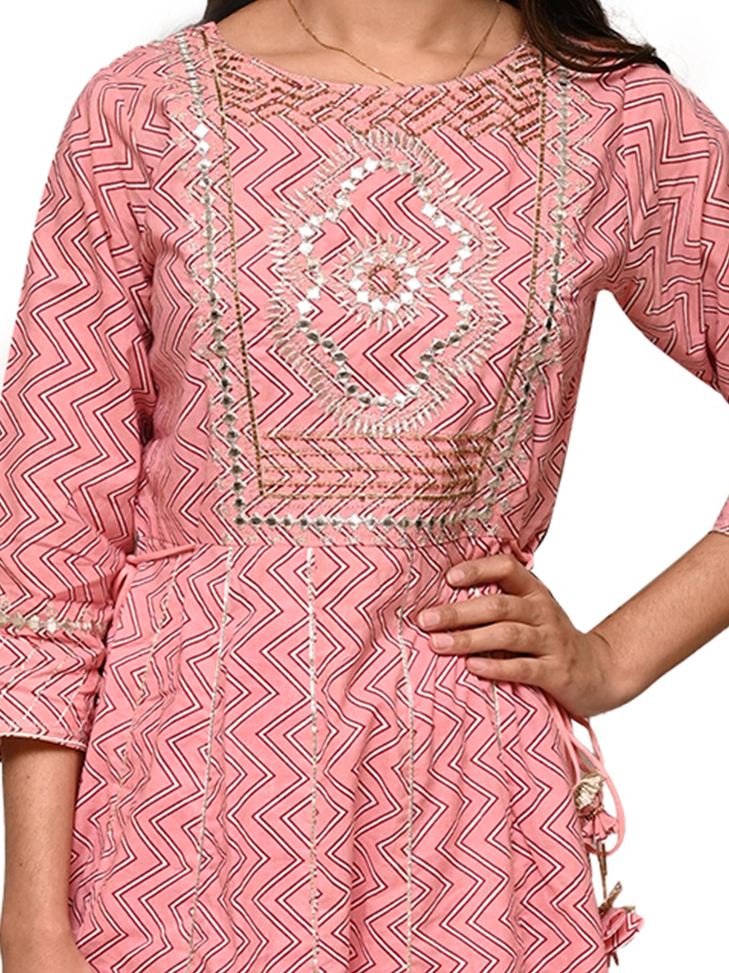 afsana flared kurtas multi color thread - 17775135 - Standard Image - 1