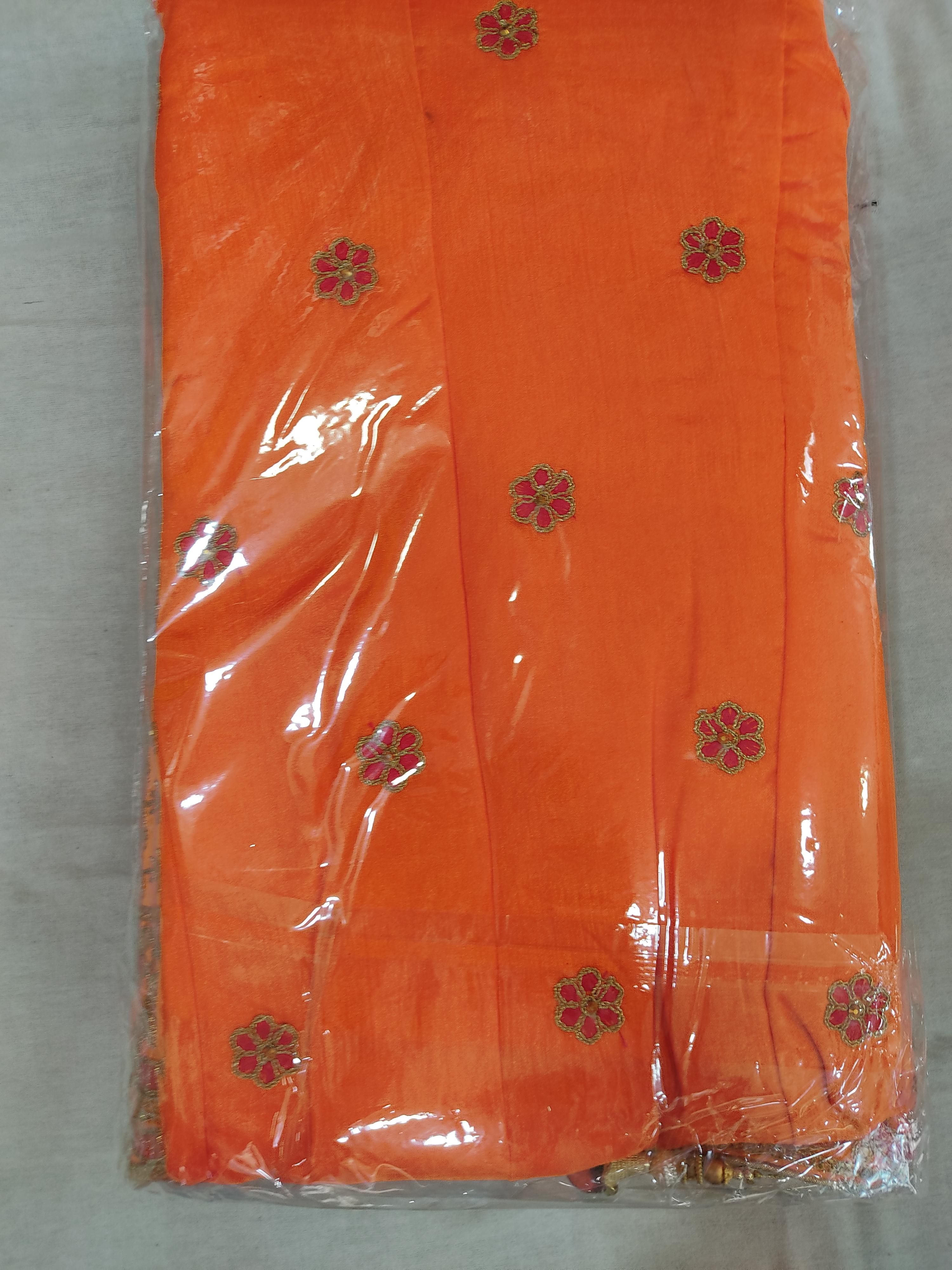 lehengas orange color printed - 17775731 - Standard Image - 1