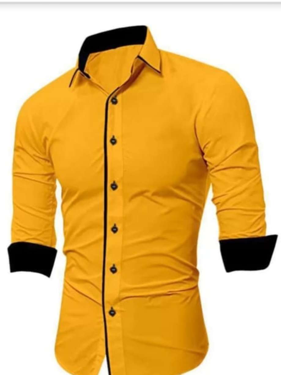 yellow fleece casual shirt - 17776648 -  Standard Image - 1