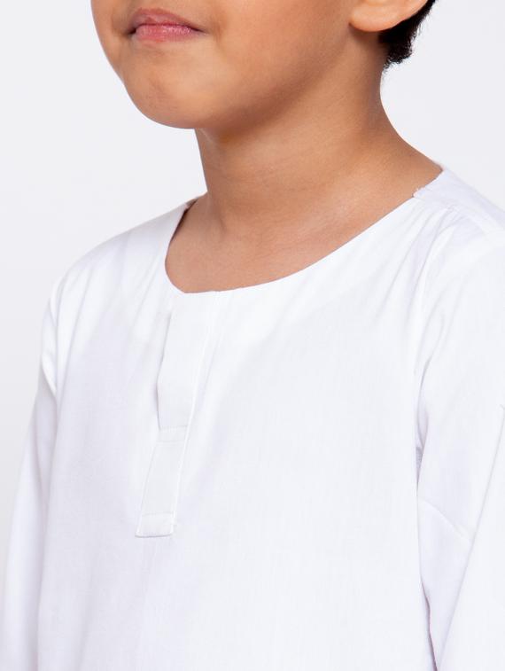 round neck solid kurta - 17776734 - Standard Image - 4
