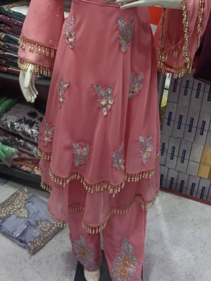 orange net kurti - 17776741 - Standard Image - 1