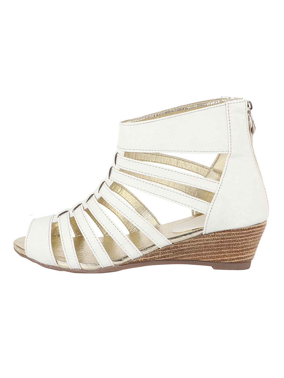 white zipper sandal - 17777248 -  Standard Image - 1
