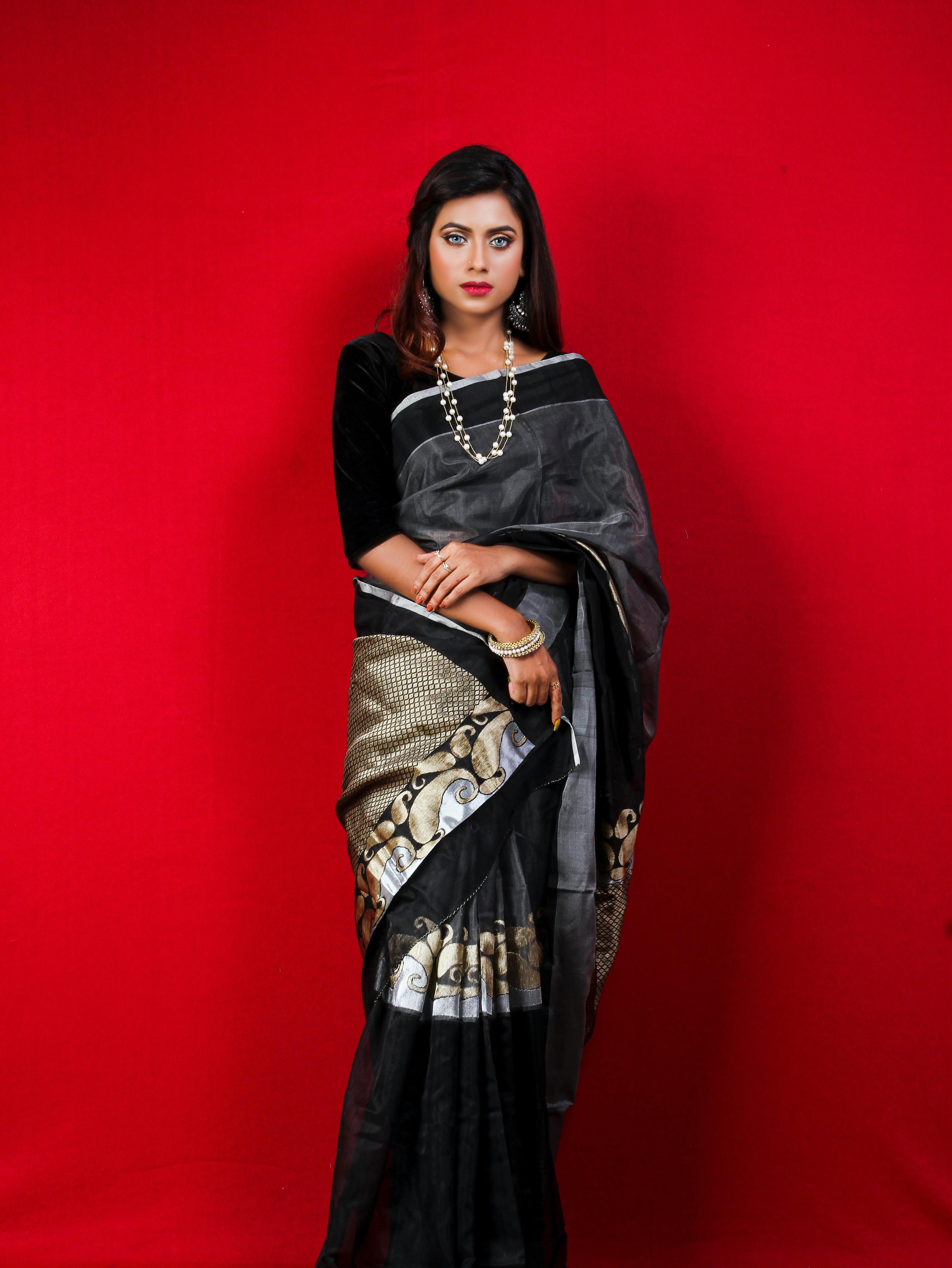good printed saree - 17777572 - Standard Image - 1
