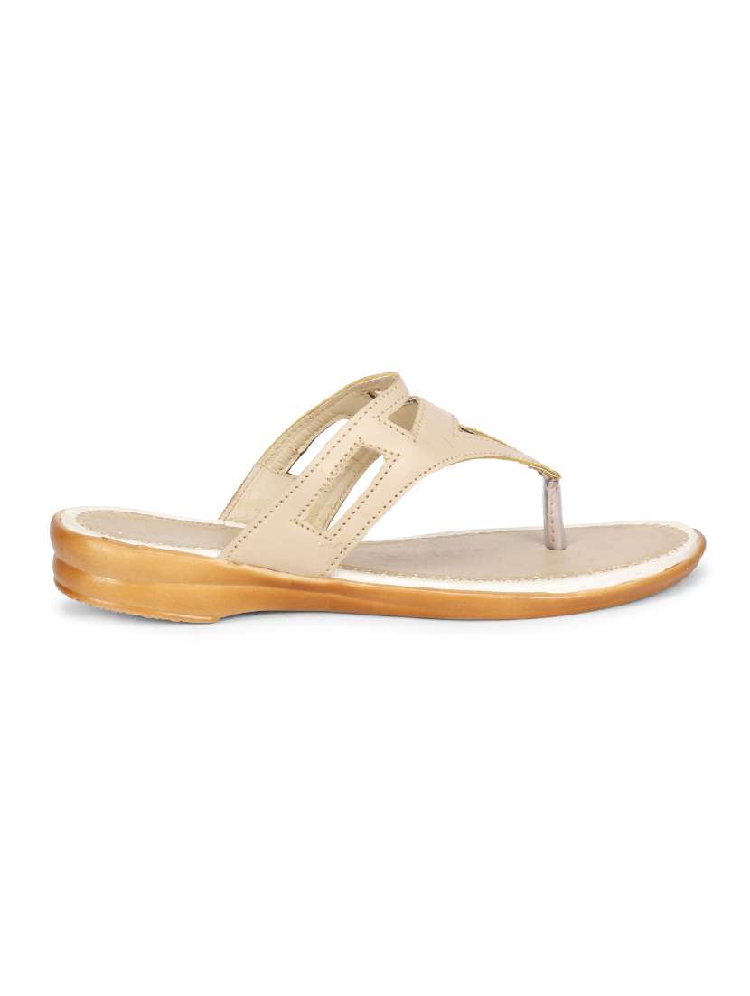 beige slip on sandal - 17778278 -  Standard Image - 1
