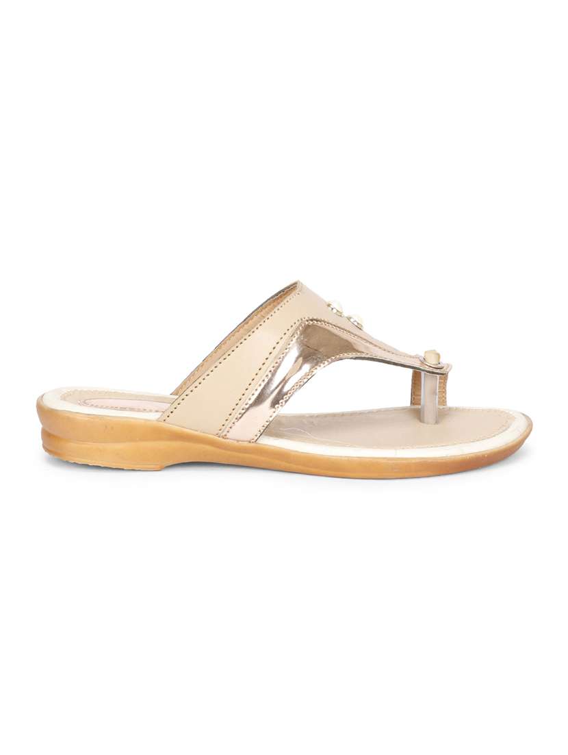 white slip on sandal - 17778279 -  Standard Image - 1