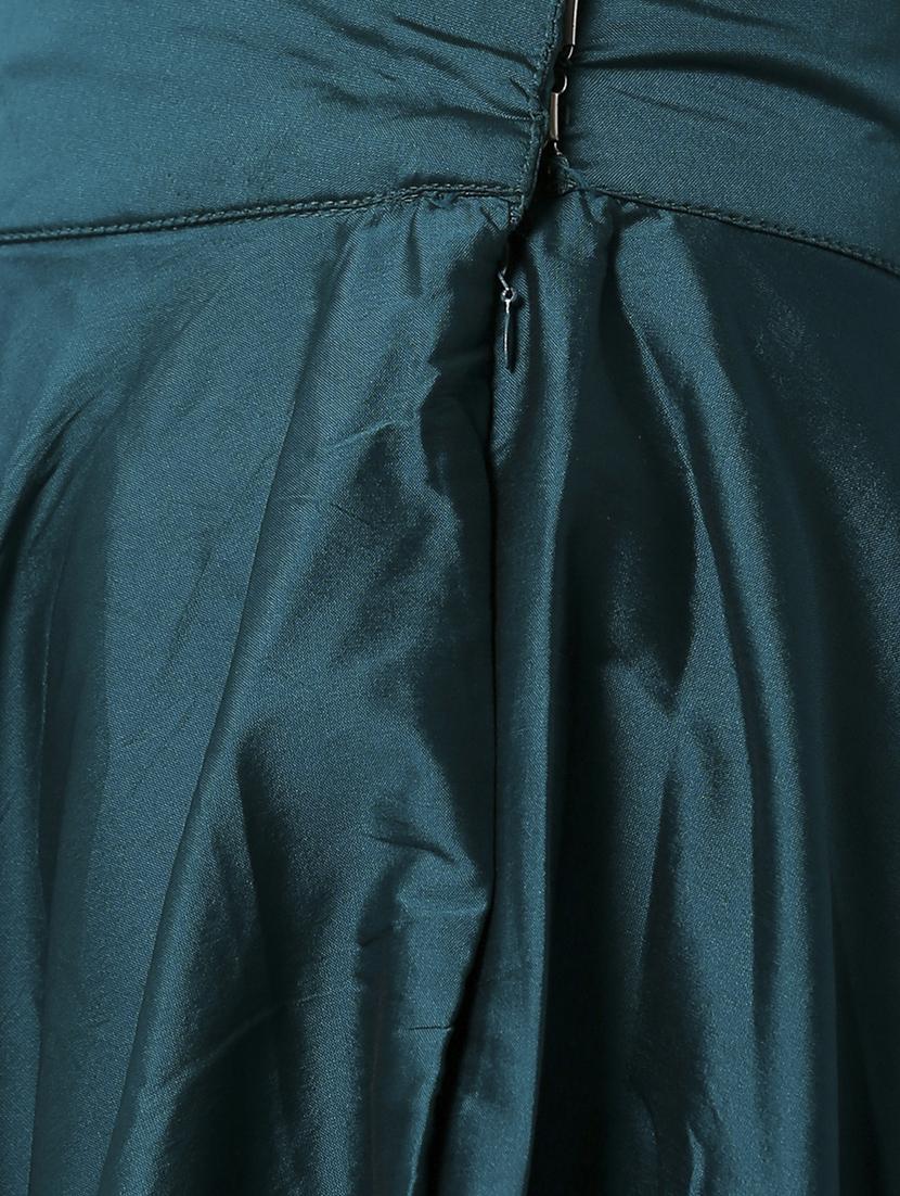 high rise solid flared skirt - 17779945 - Standard Image - 4
