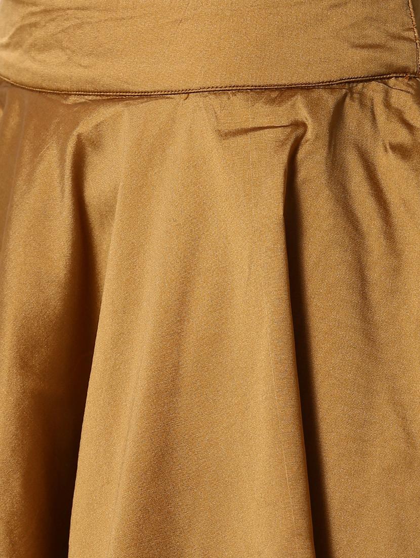 asymmetric solid skirt - 17779948 - Standard Image - 4