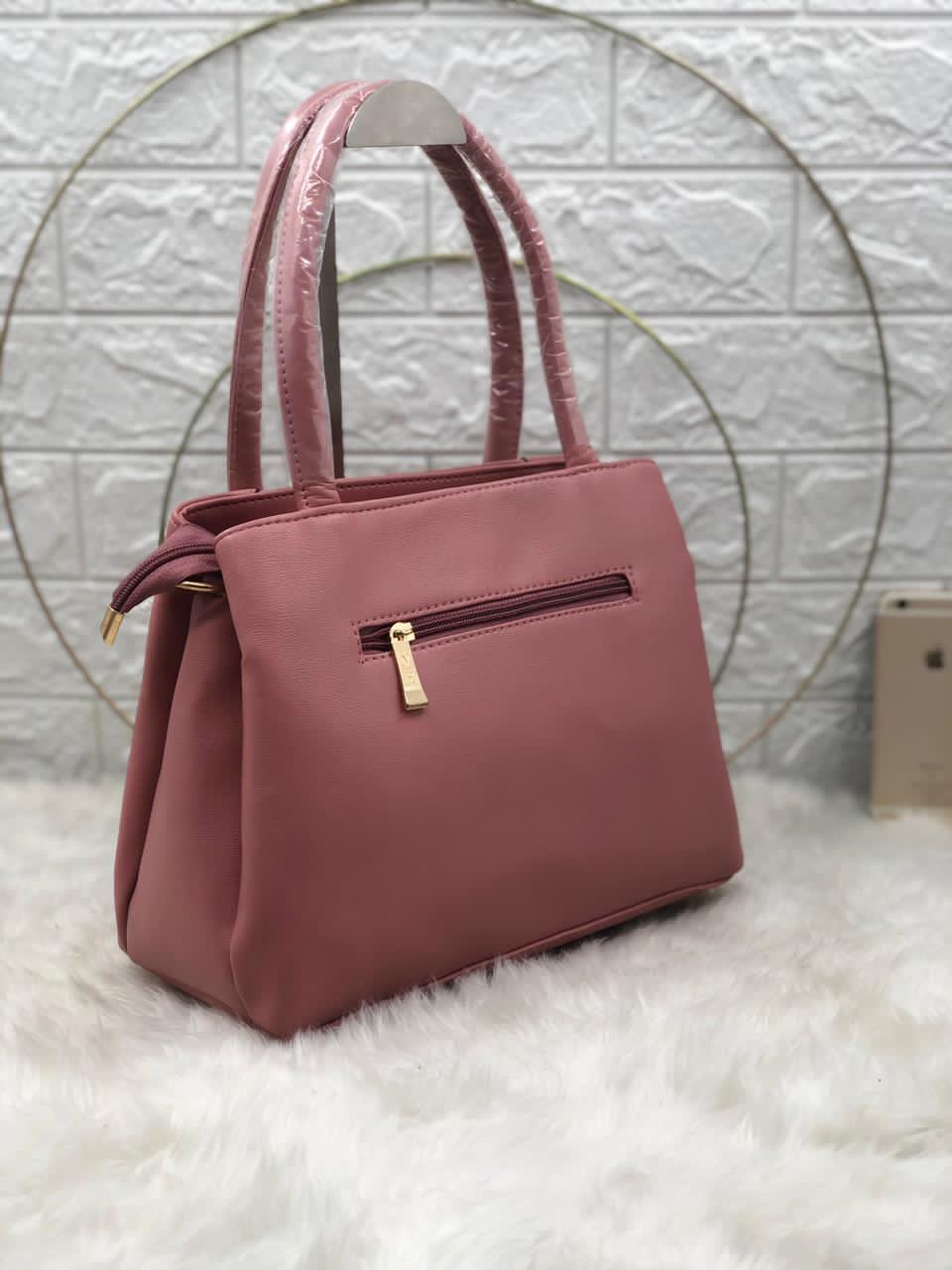 cream leatherette(pu) handbag - 17779958 - Standard Image - 1