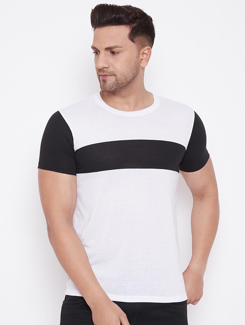 set of 2 multi colored color block t-shirts - 17780031 -  Standard Image - 1