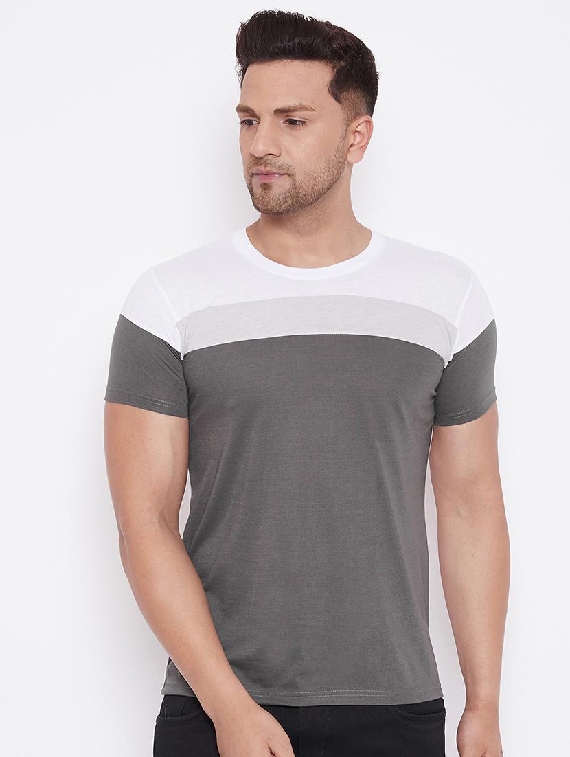 set of 2 multi colored color block t-shirts - 17780041 - Standard Image - 1