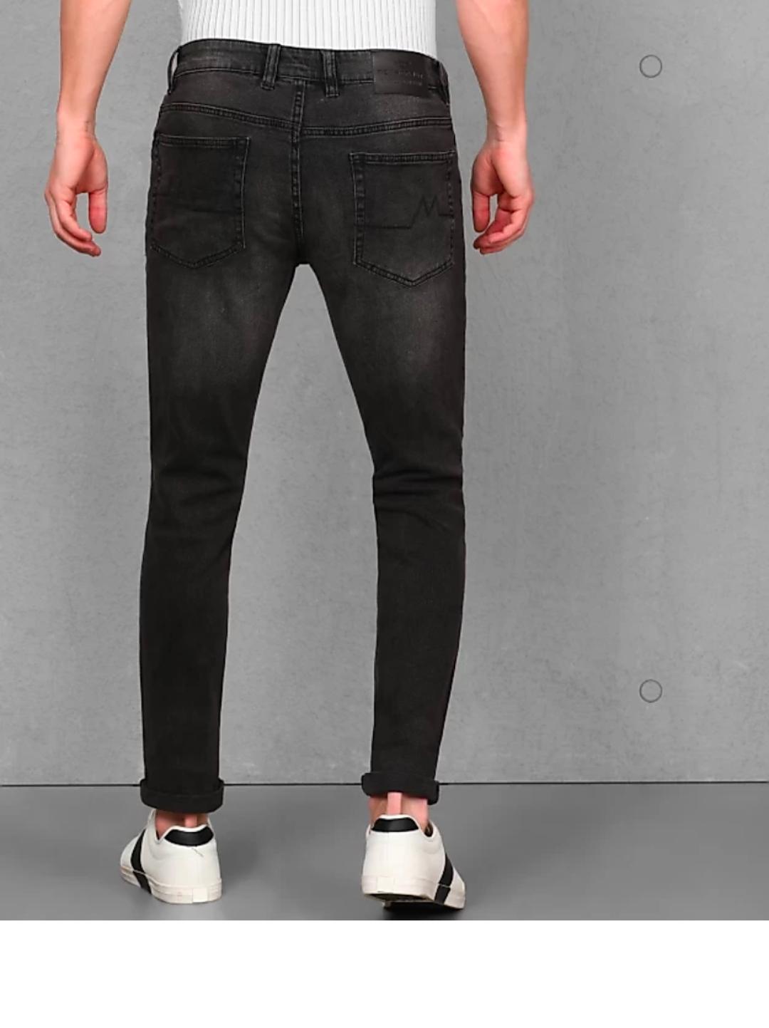 dark grey denim jeans - 17780243 - Standard Image - 1