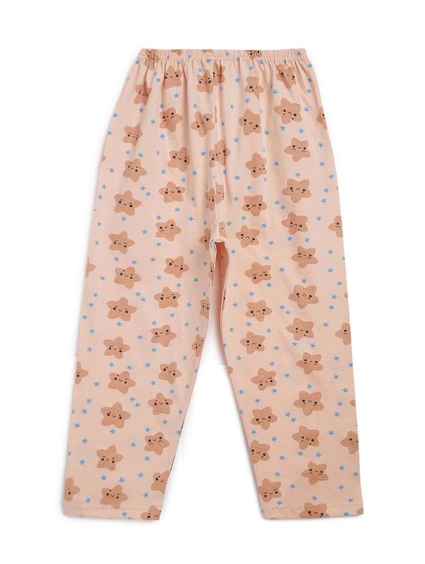 pink printed pyjama set nightwear - 17781976 -  Standard Image - 4