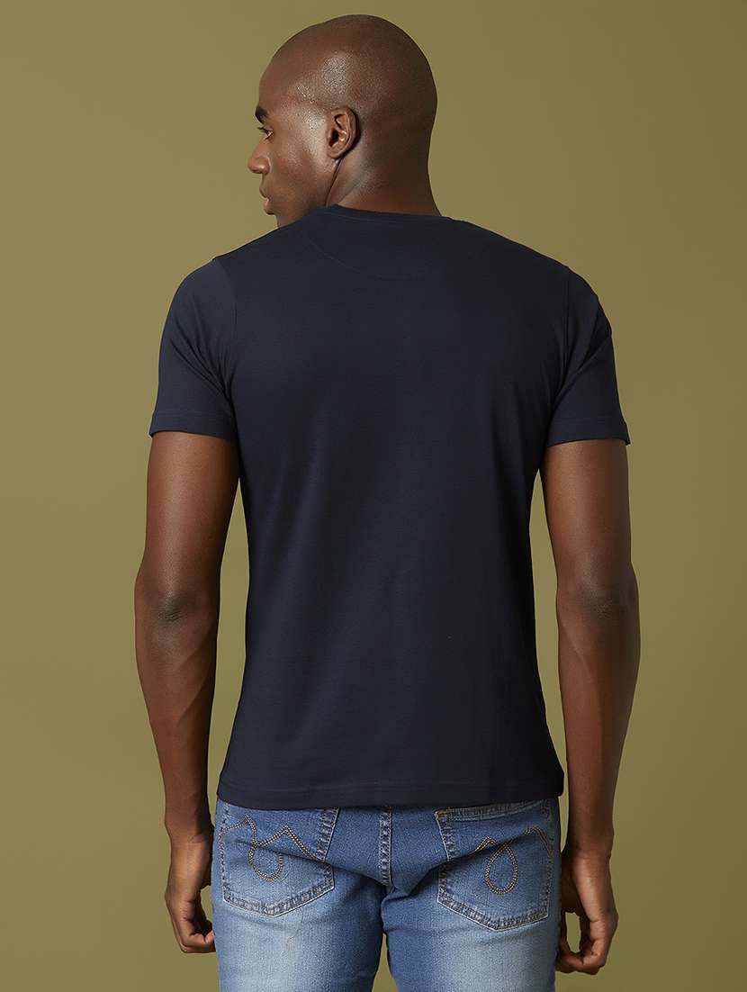 blue front print t-shirt - 17782859 -  Standard Image - 4