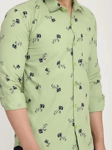 green cotton shirt - 17783675 -  Standard Image - 1
