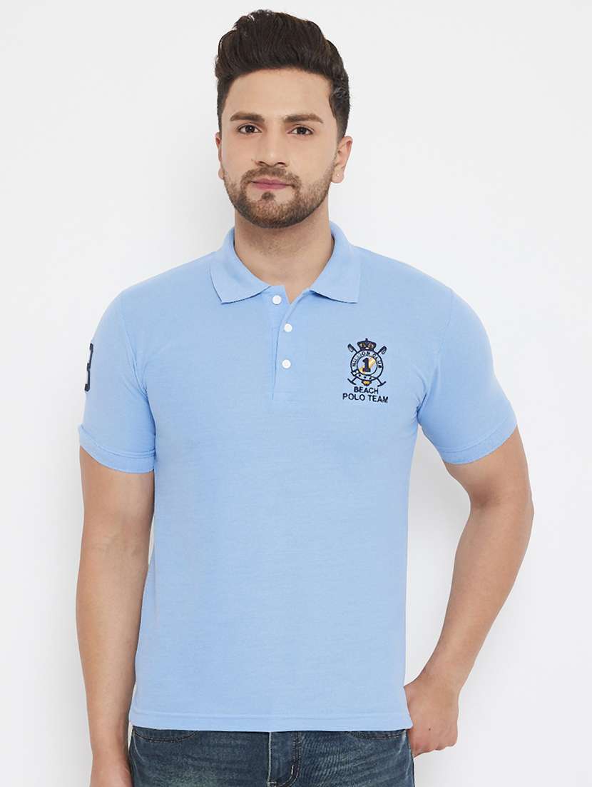 men set of 2 multi colored regular fit polo t-shirts - 17783776 -  Standard Image - 1