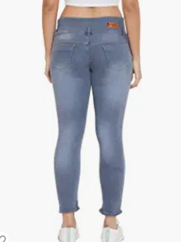 grey denim jeans - 17784345 - Standard Image - 1