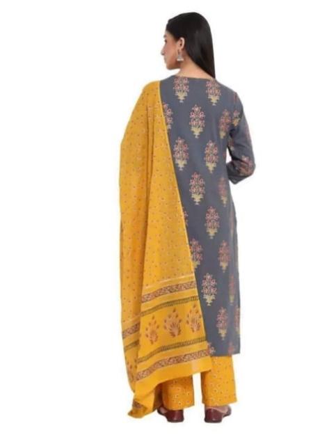 yellow cotton kurti - 17786977 - Standard Image - 1