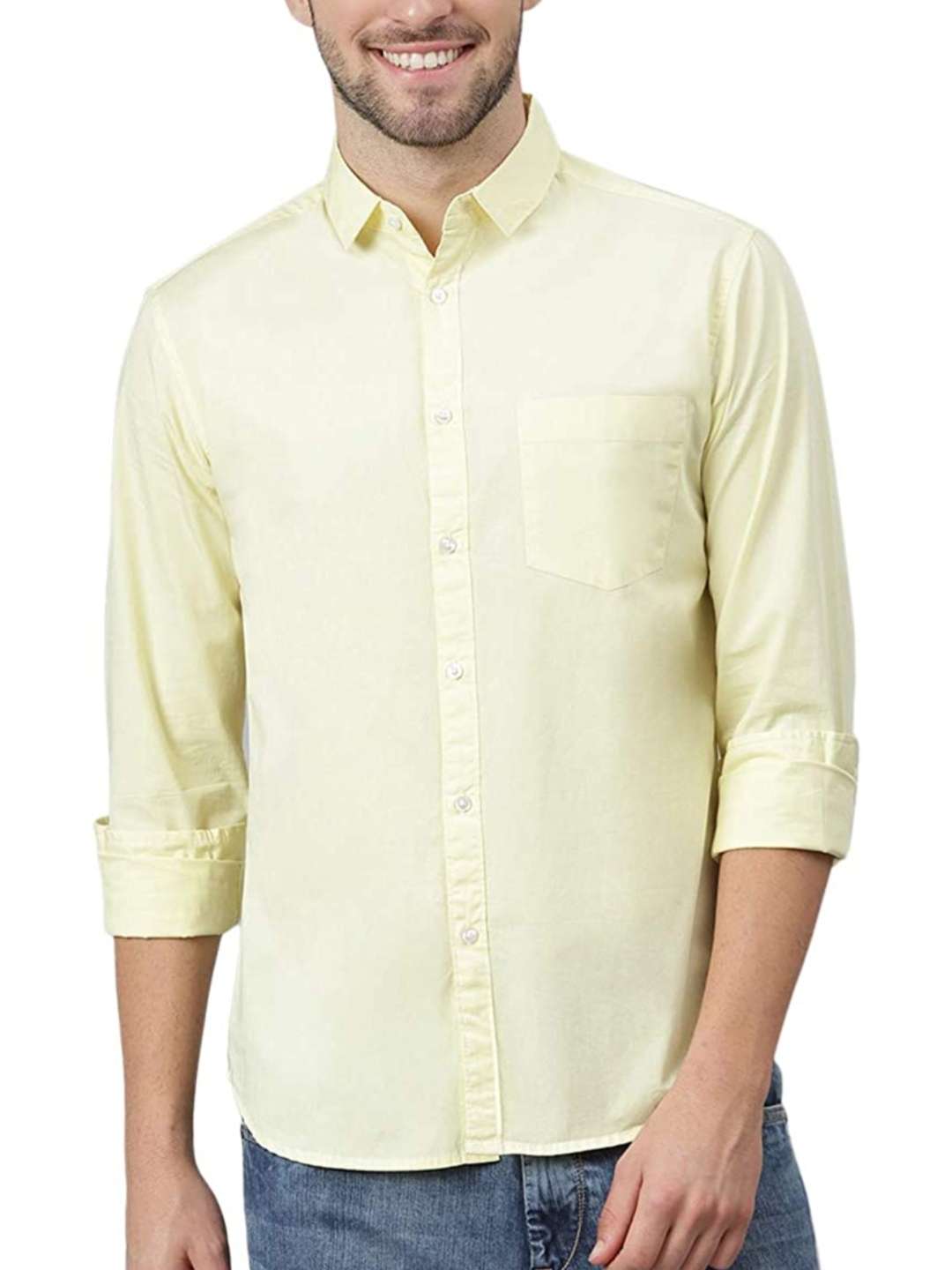 yellow cotton shirt - 17789777 -  Standard Image - 1