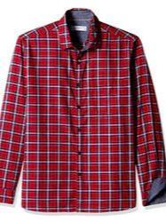 red cotton shirt - 17790150 - Standard Image - 1