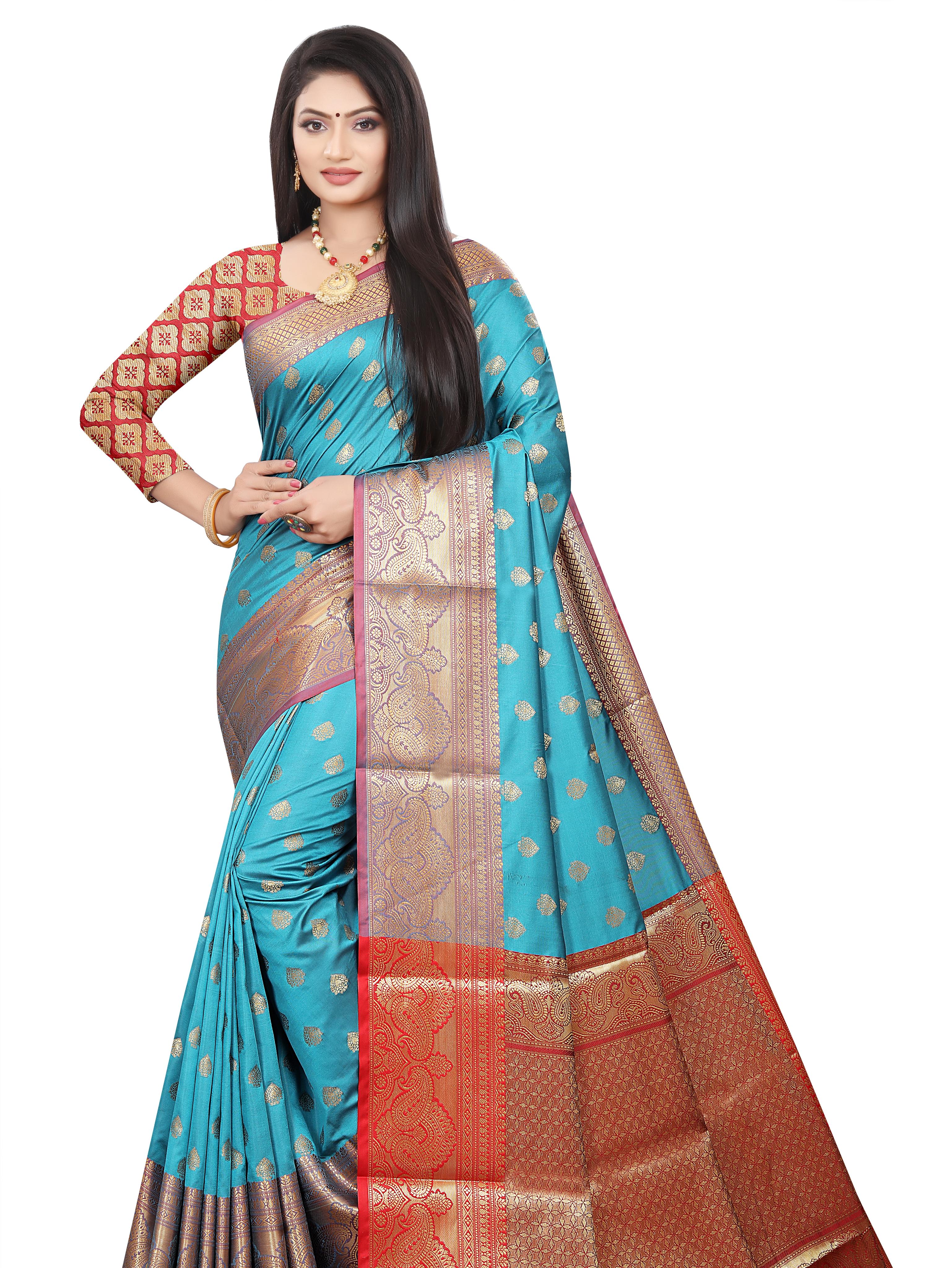 saree fabric : soft litchi silk  - 17790401 -  Standard Image - 1