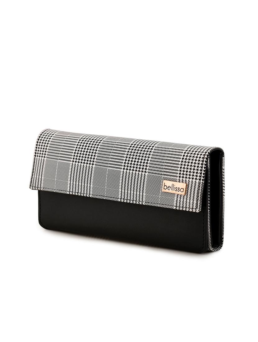 black leatherette pu regular wallet - 17790427 - Standard Image - 4