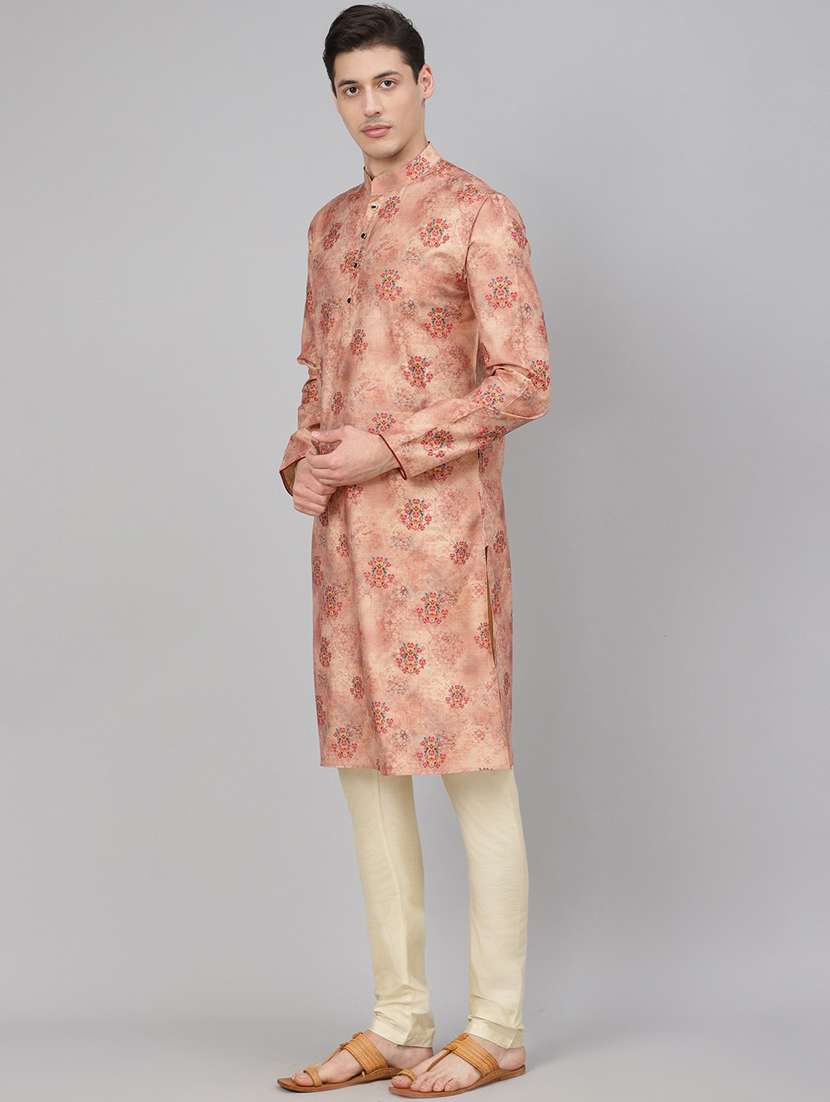 pink printed kurta pyjama set - 17790473 -  Standard Image - 1