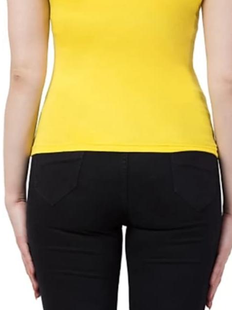 yellow cotton top - 17791207 - Standard Image - 1