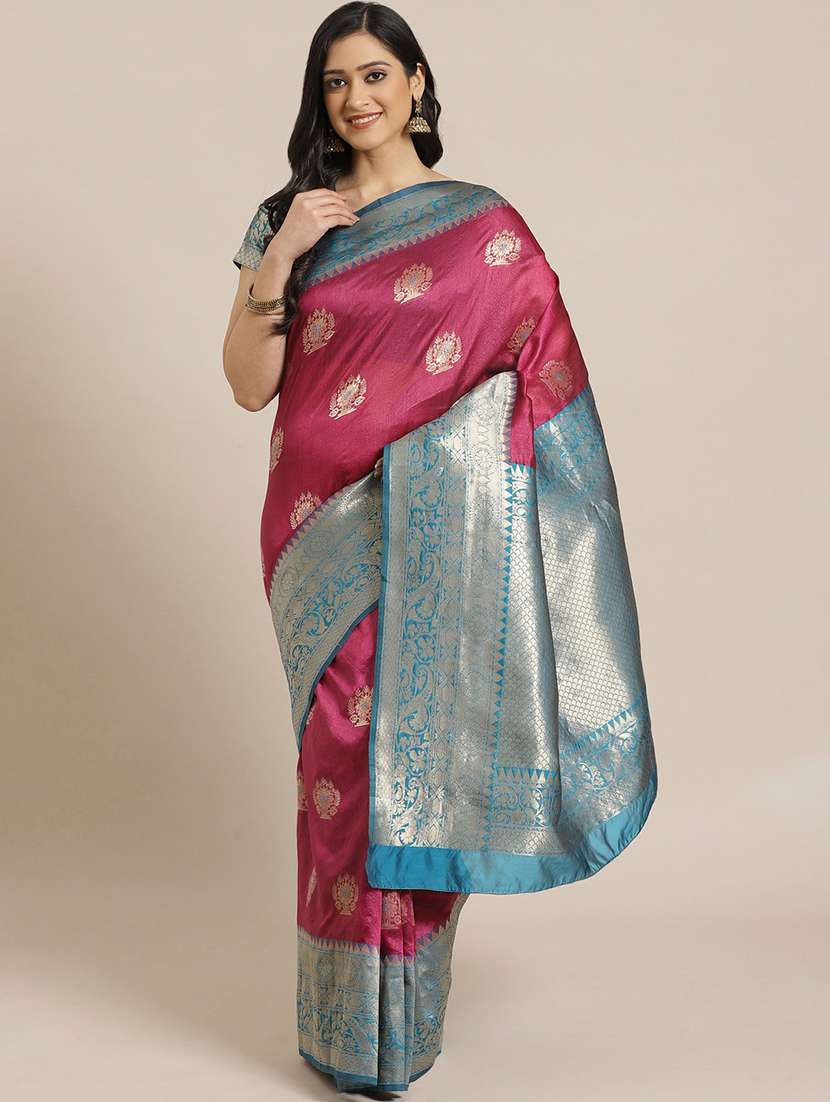 women's banarasi saree with blouse