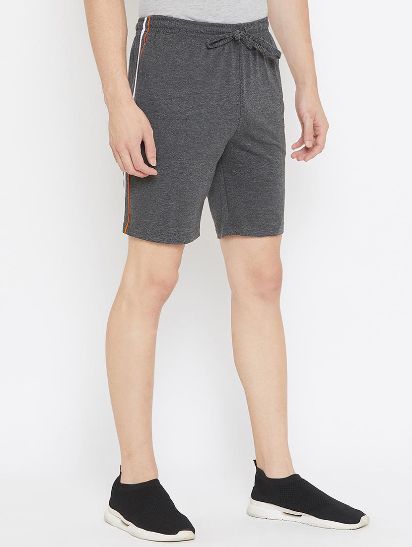 grey side striped shorts - 17792149 -  Standard Image - 1