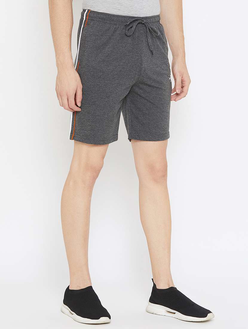 grey side striped shorts - 17792166 -  Standard Image - 1