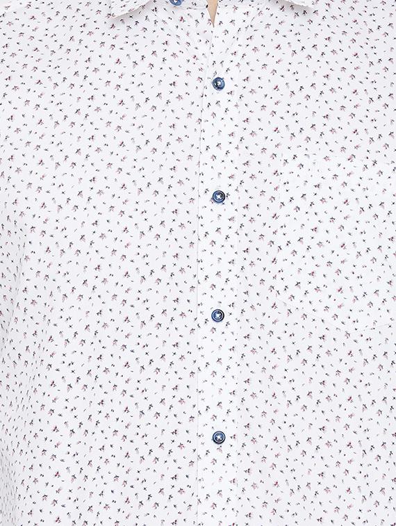 white printed casual shirt - 17792180 - Standard Image - 4