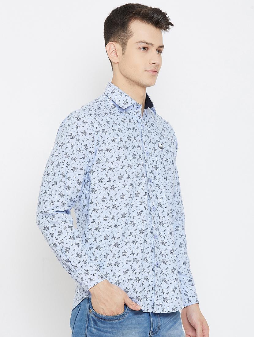 light blue checkered casual shirt - 17792187 - Standard Image - 1