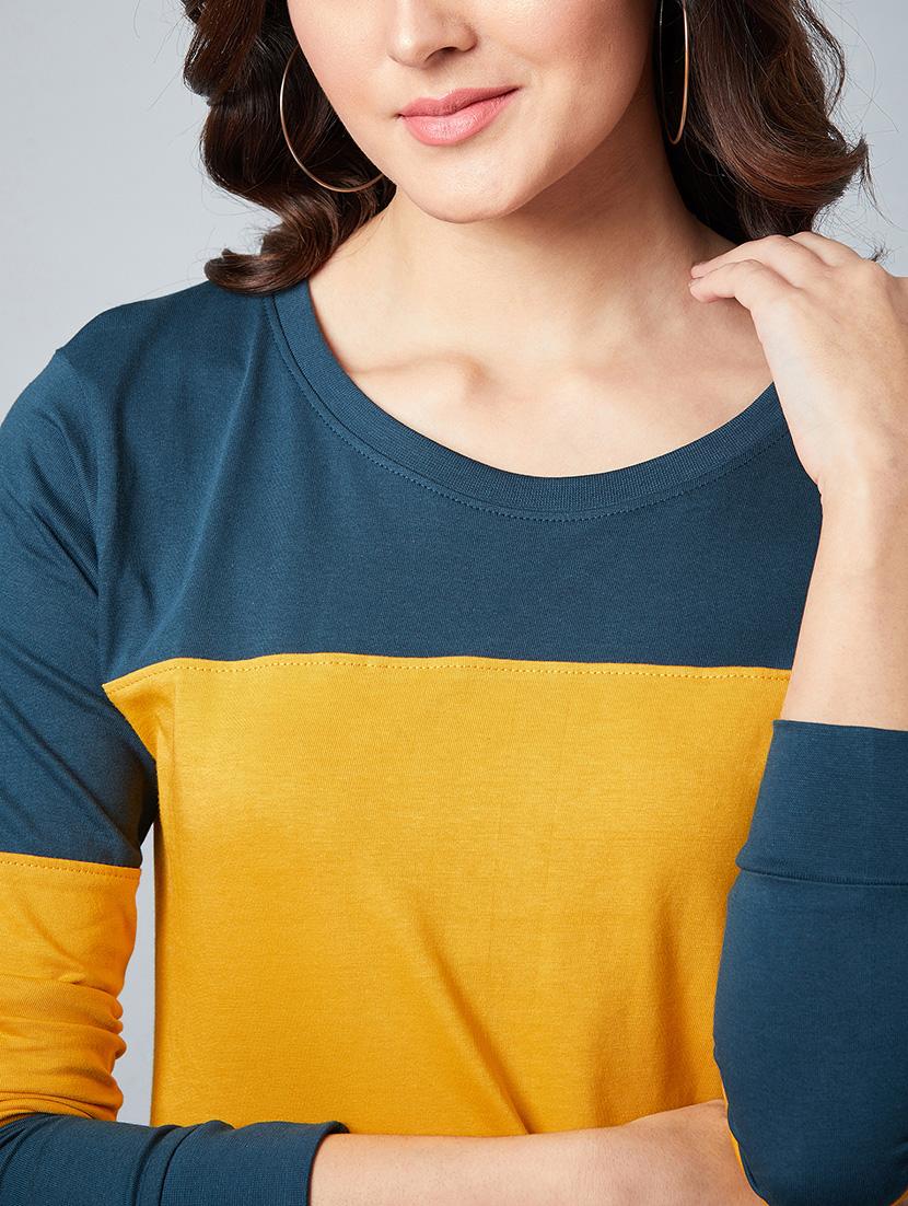 women's straight round neck top - 17792361 - Standard Image - 4