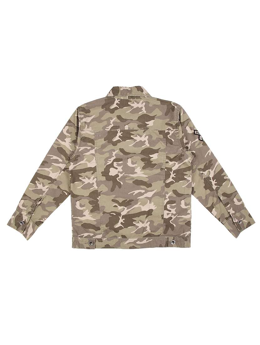 green cotton washed jackets - 17792404 -  Standard Image - 1