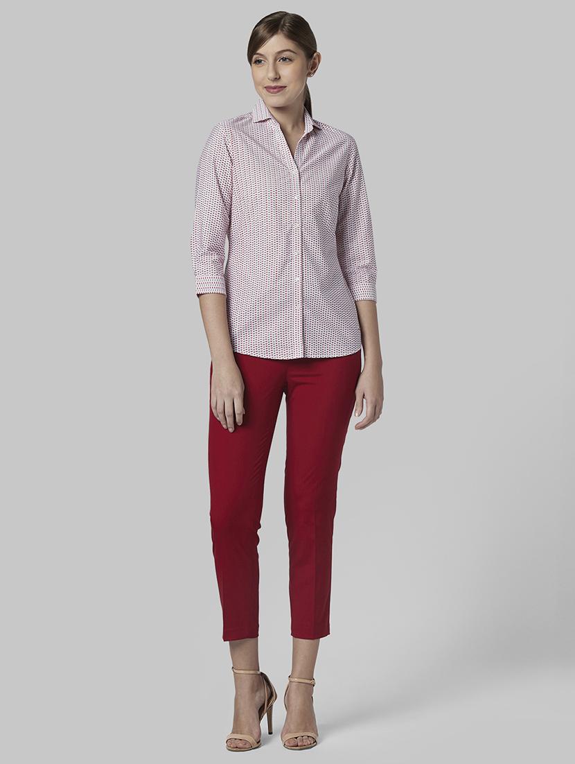 white printed shirt - 17793097 - Standard Image - 4