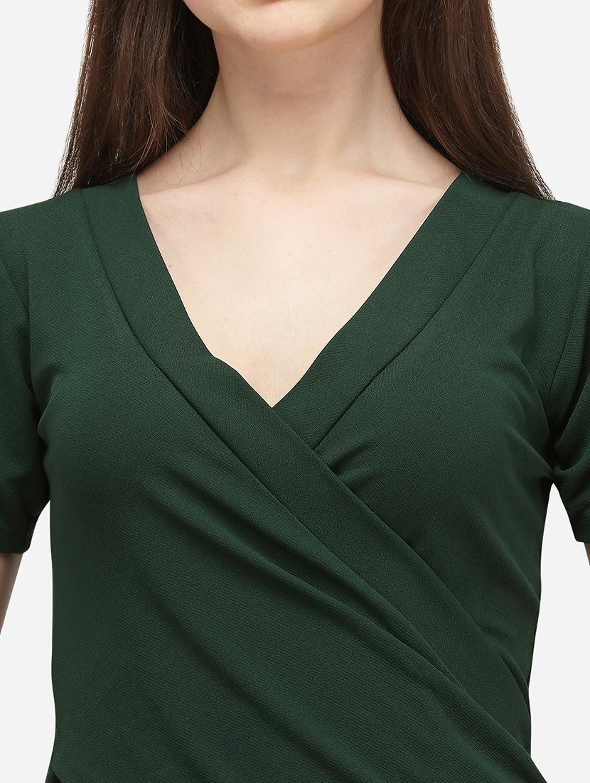overlap neck solid top - 17793657 - Standard Image - 4