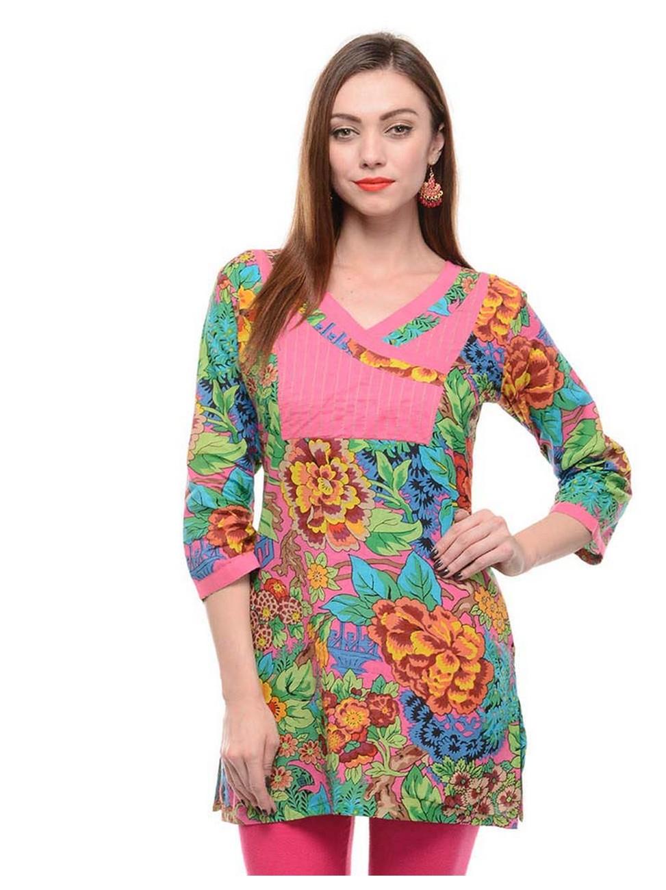 harshaya-g multi cotton top - 17794074 - Standard Image - 1