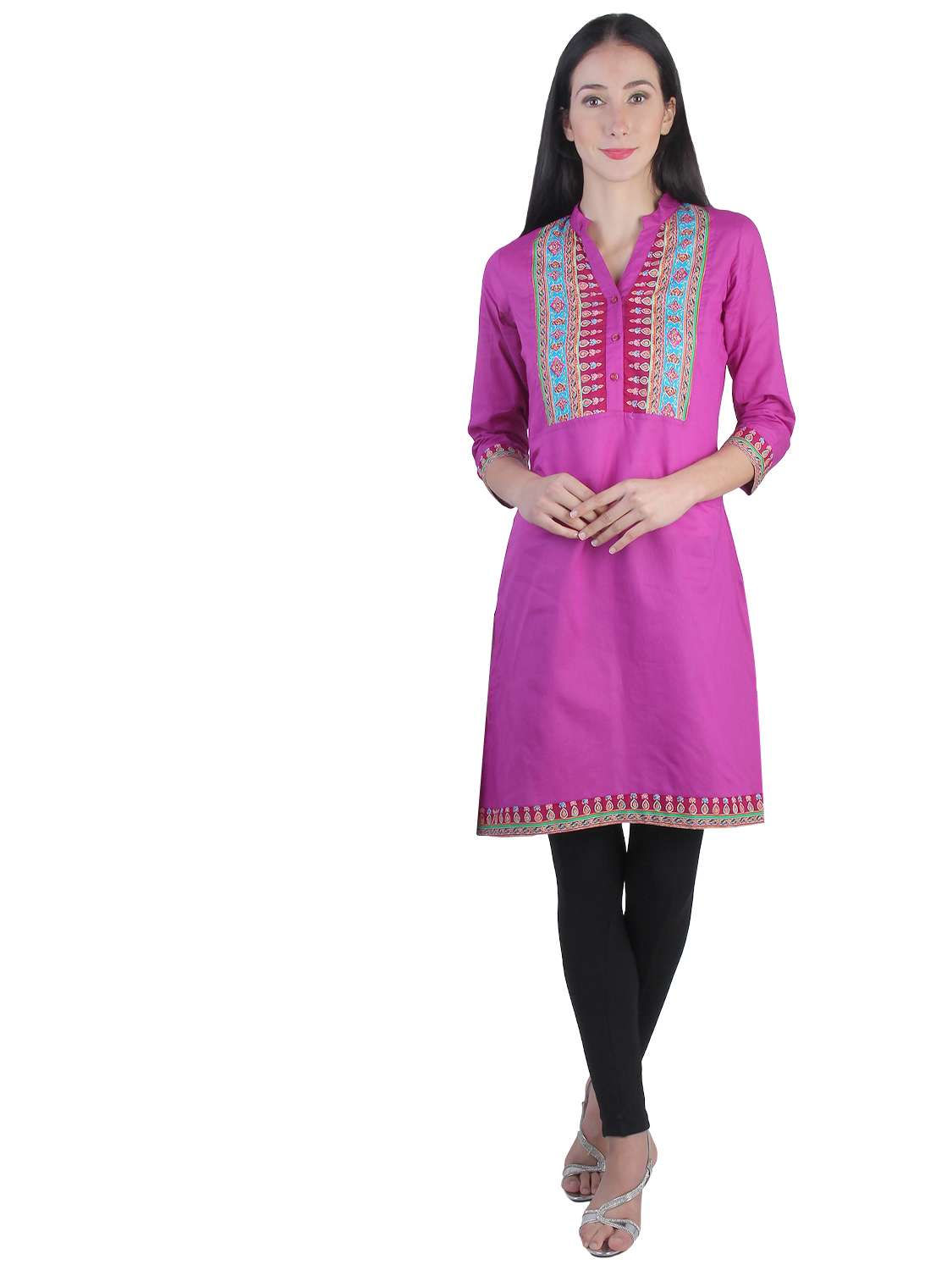 harshaya-g purple cotton kurtis  - 17794248 -  Standard Image - 1