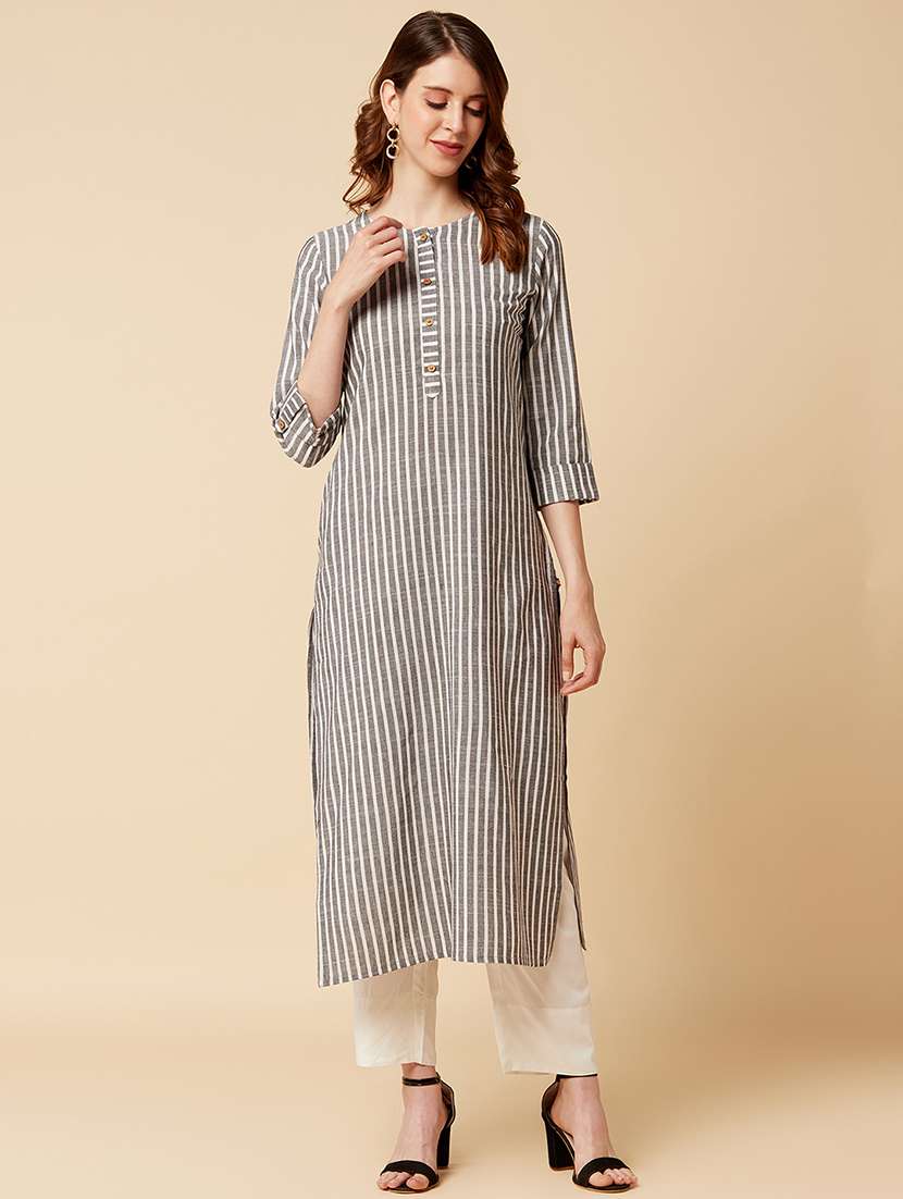 striped kurta palazzo set