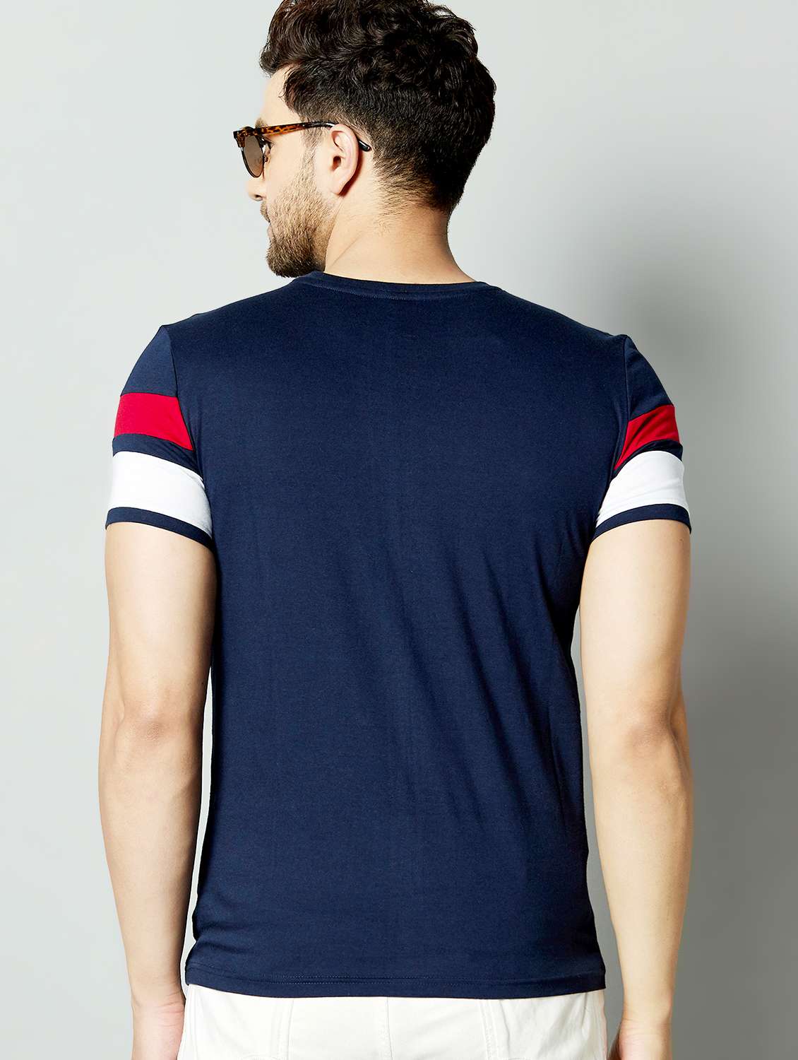 multi colored color block t-shirt - 17795424 -  Standard Image - 1