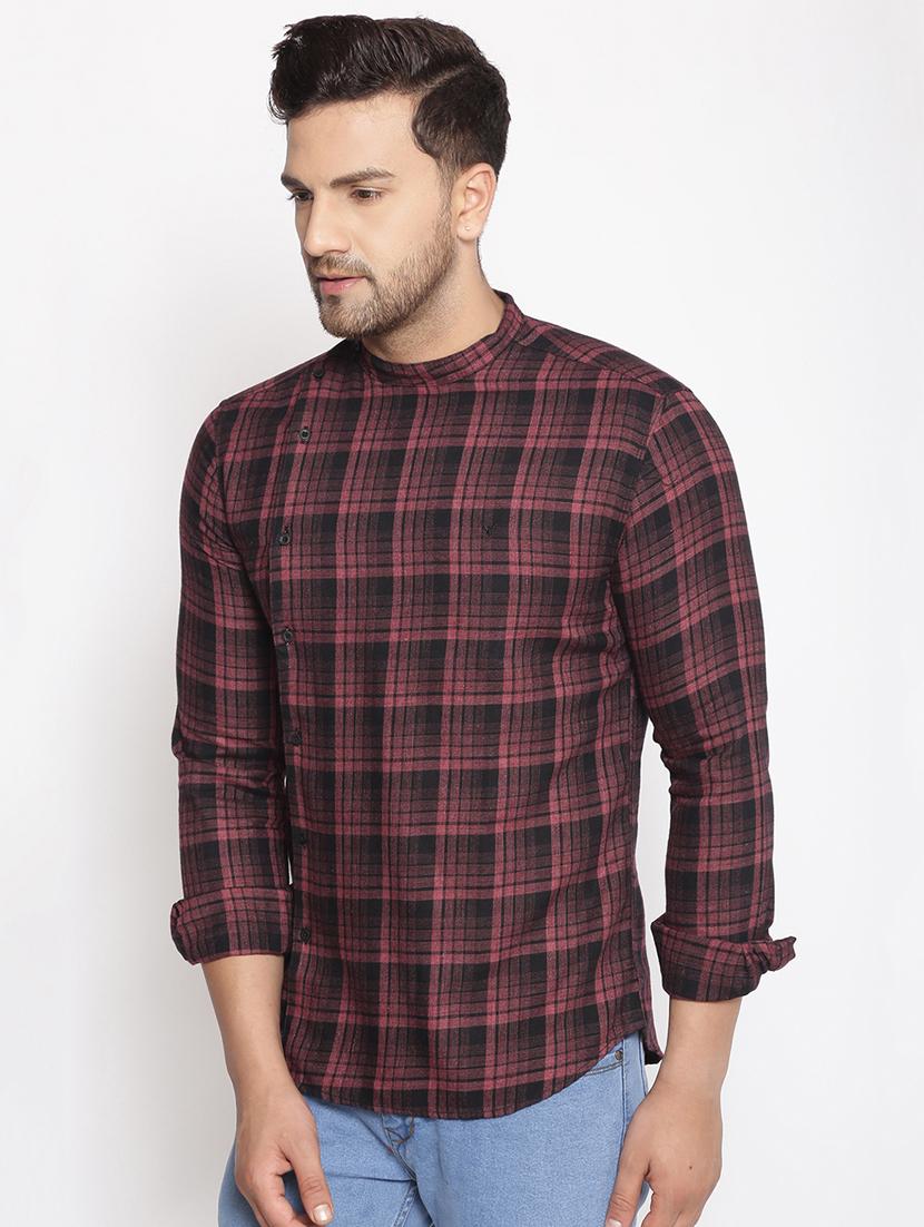 mens checks casual shirt - 17795910 - Standard Image - 1