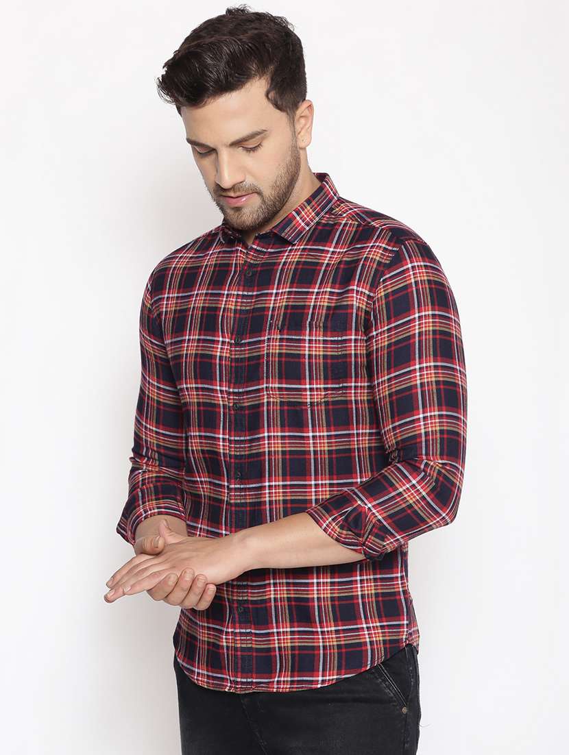 mens checks casual shirt - 17795938 -  Standard Image - 1