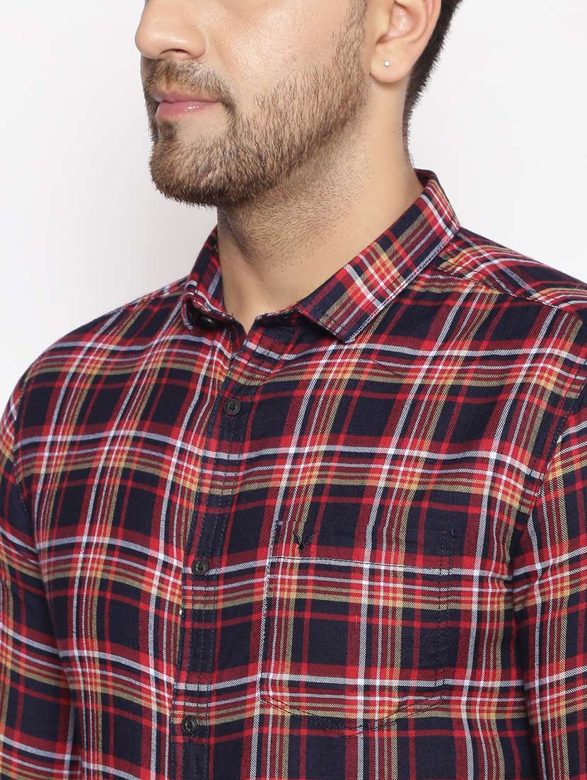 mens checks casual shirt - 17795938 -  Standard Image - 4