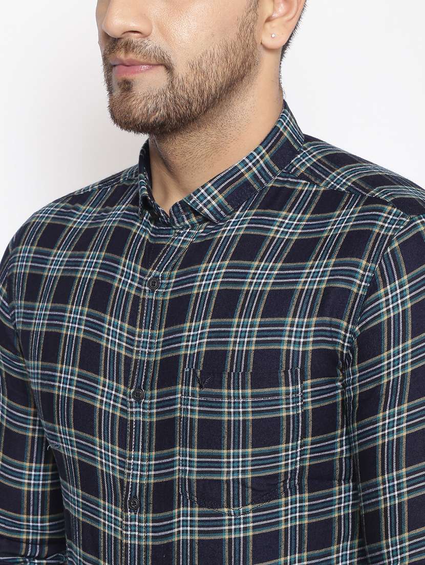 mens checks casual shirt - 17795939 -  Standard Image - 4