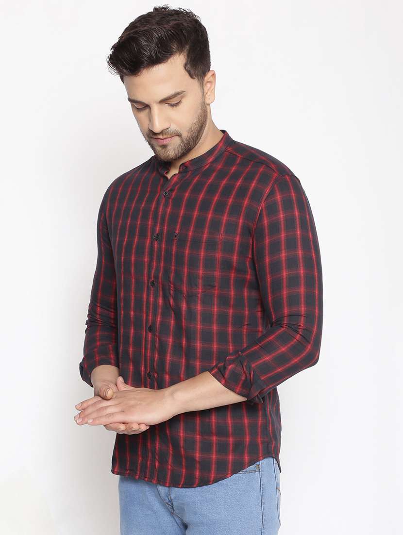 mens checks casual shirt - 17795942 -  Standard Image - 1