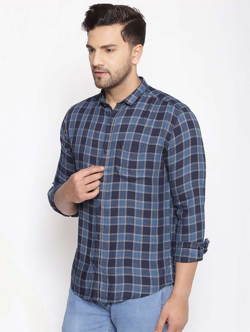 mens checks casual shirt - 17795946 -  Standard Image - 1